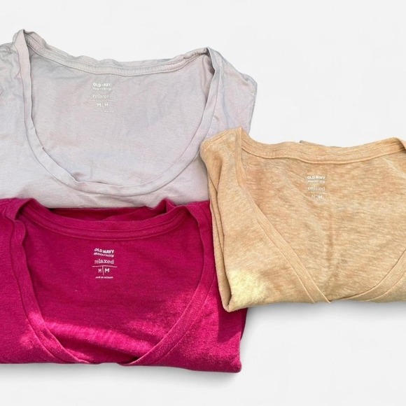 Old Navy Tops - Old Navy relaxed short sleeve tops, MATERNITY Medium, Lot of 3